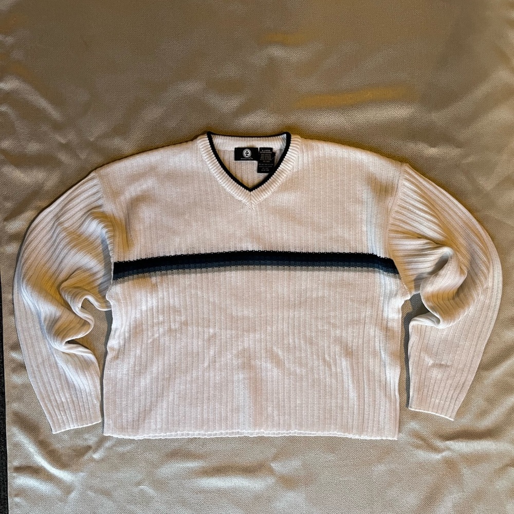 Arizona Jeans co cropped striped sweater